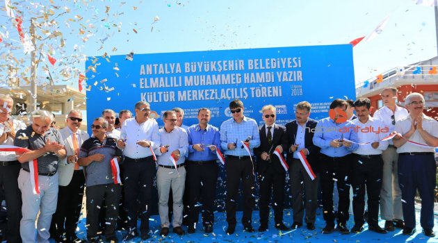 Elmalılı Muhammed Hamdi Yazır Kültür Merkezi törenle açıldı
