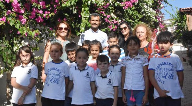 Emekli öğretmene saygı ziyareti