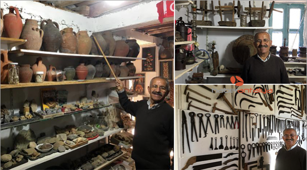 Emekli öğretmenin evi müze gibi