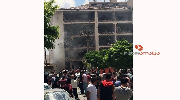 EMNİYET MÜDÜRLÜĞÜNE BOMBALI SALDIRI: ÇOK SAYIDA YARALI VAR