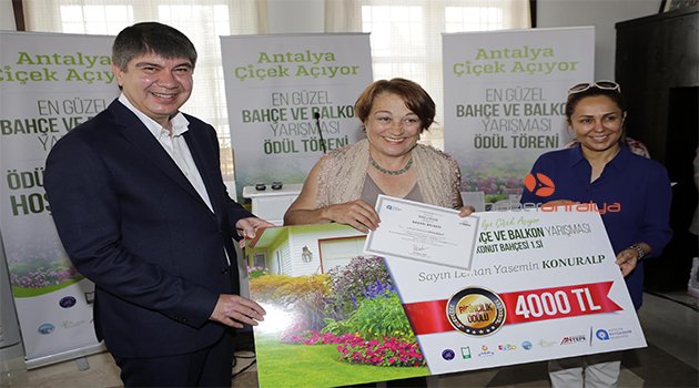 EN GÜZEL BALKON VE BAHÇE SAHİPLERİ ÖDÜLLERİNİ ALDI