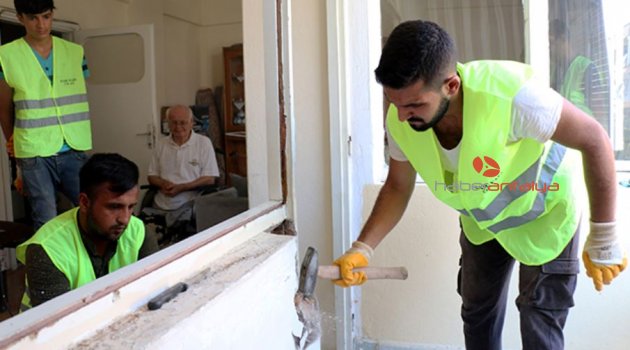 Engelli evleri engelsiz oluyor