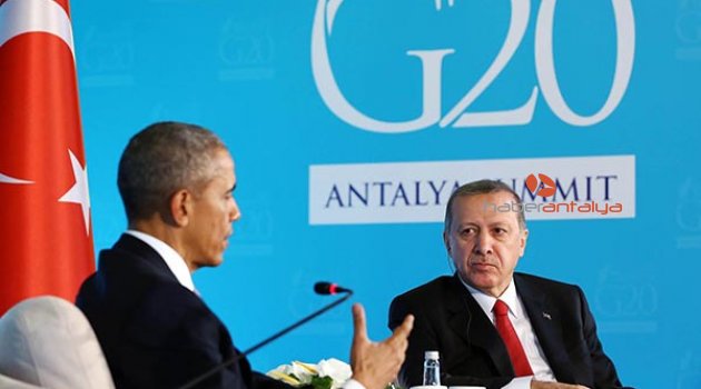 ERDOĞAN VE OBAMA GÖRÜŞMESİ SONA ERDİ