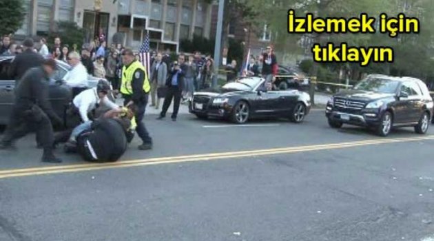 Ermeniler Türk bayrağına saldırdı