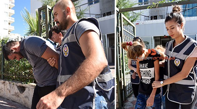 Eşi ve baldızıyla hırsızlık turnesine çıkmış
