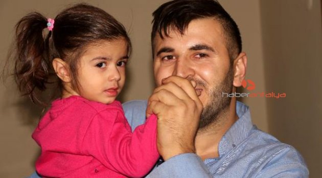 Eşinin, kızına şiddetini gizli kameraya kaydeden baba kızına kavuştu
