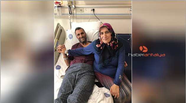 Evlilik yıl dönümünde eşine böbreğini hediye etti
