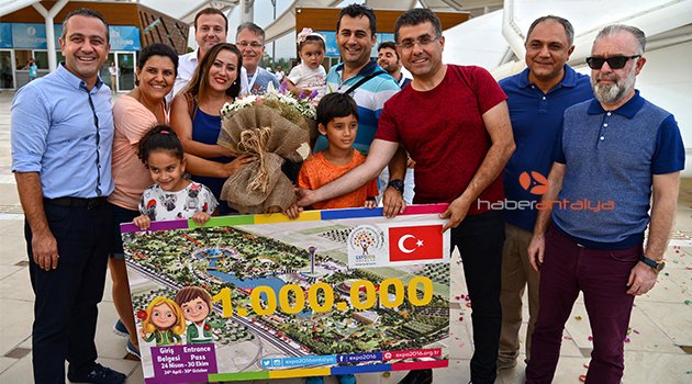 EXPO 1 MİLYONUNCU ZİYARETÇİSİNİ AĞIRLADI