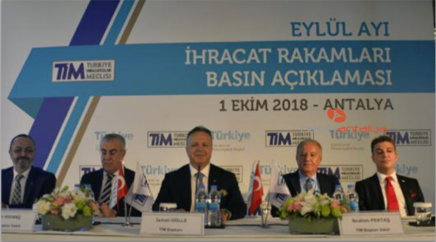 Eylül ayı ihracatı 14,5 milyar dolar