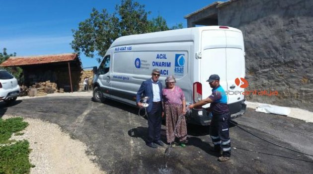 Fatma Nine'nin su çilesi bitti