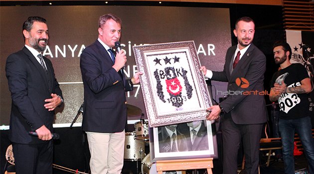 Fikret Orman, Alanya Beşiktaşlılar Derneği'nin balosuna katıldı