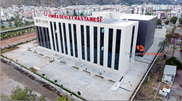 Finike Devlet Hastanesi yeni binasında