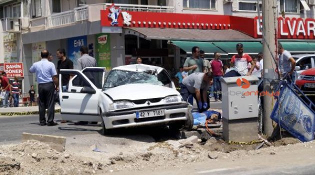 Finike'de kaza: 1 ölü