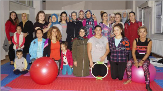 Finikeli kadınlardan pilates kurslarına ilgi