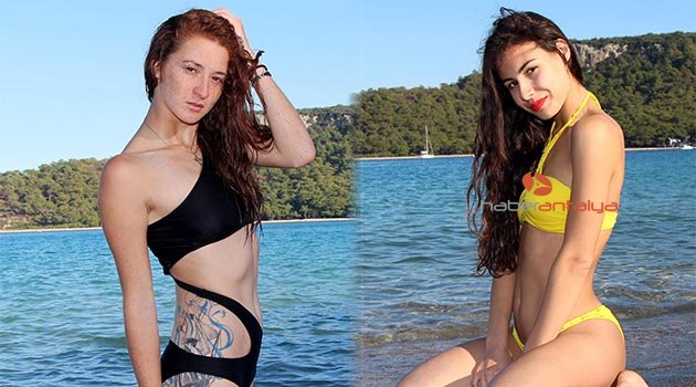 Flyboardcular, şovları ve güzellikleriyle dikkat çekti