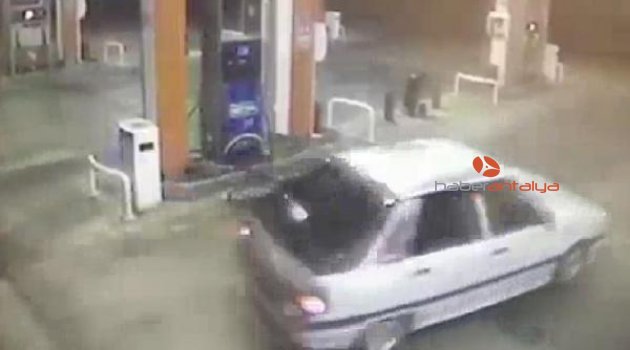 Gaspta kullanılan otomobil, güneş yanığından tespit edildi