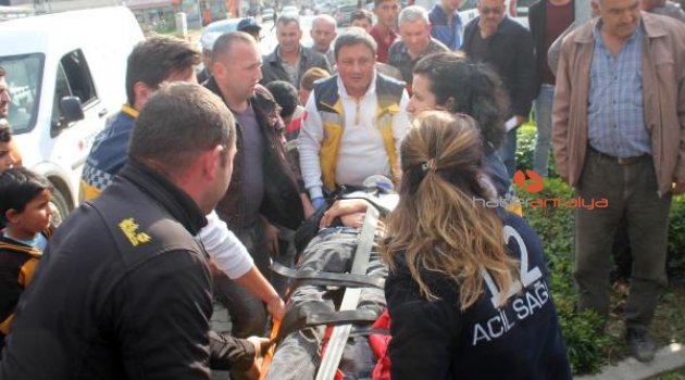 Gazipaşa kaza: 1 yaralı