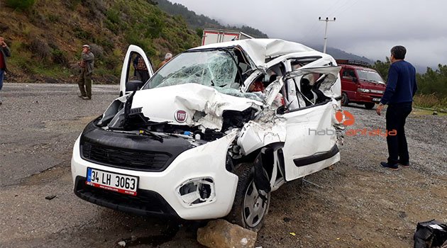 Gazipaşa'da kaza: 1 yaralı