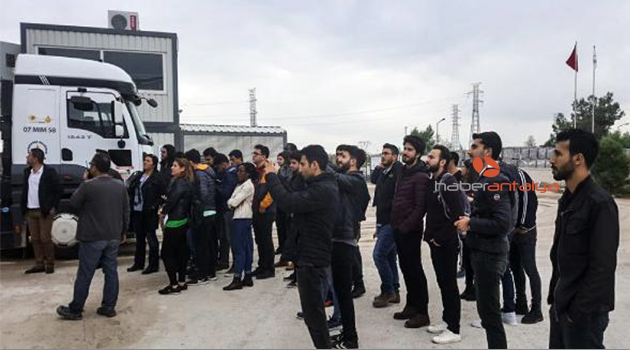 Geleceğin mühendisleri asfalt üretim tesisini inceledi