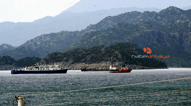 Gemiler Çayağzı Limanı'na sığındı