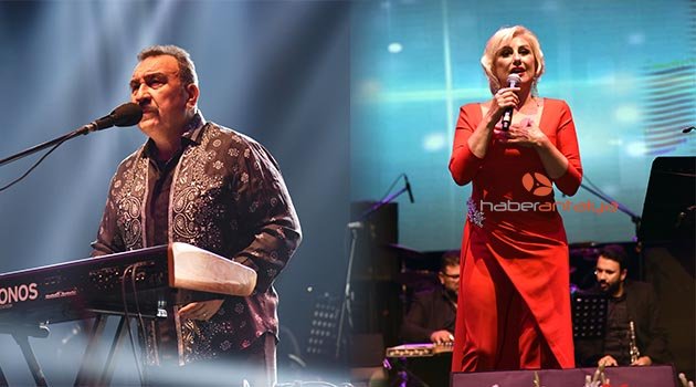 Gökbel'de Ümit Besen ile Muazzez Ersoy rüzgarı