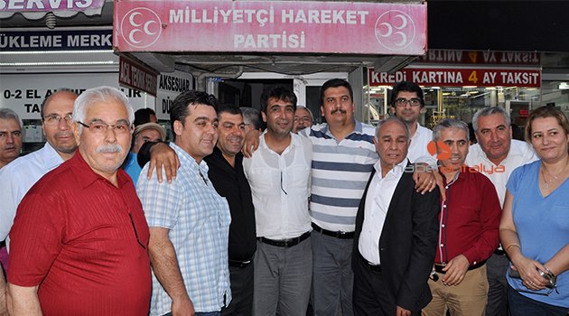 GÖREVDEN ALINAN MHP İL BAŞKANI ALKIŞLARLA UĞURLANDI