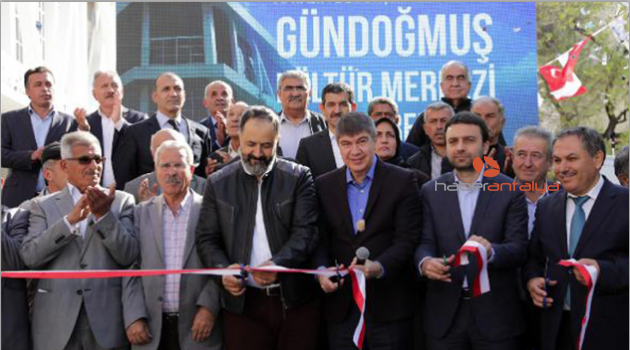 Gündoğmuş Kültür Merkezi açıldı
