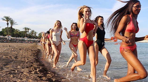Güzeller Kemer'de kampa girdi