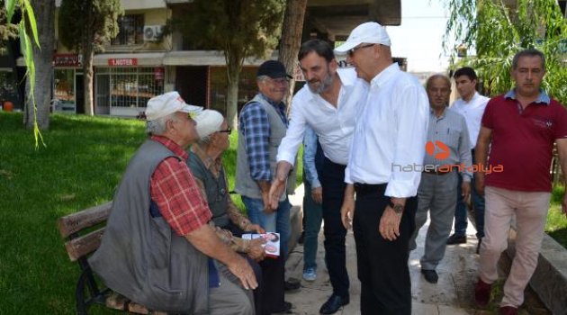 Hasan Subaşı'dan Korkuteli'de seçim çalışması
