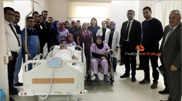 Hastanede yangın tatbikatı