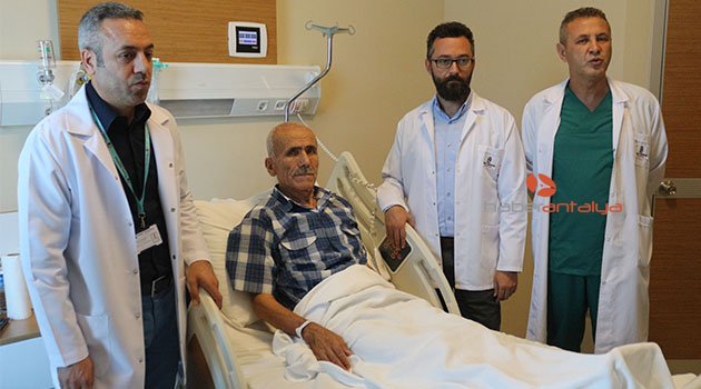 Hastaya deprem etkisi hissettiren dev damar kapatıldı