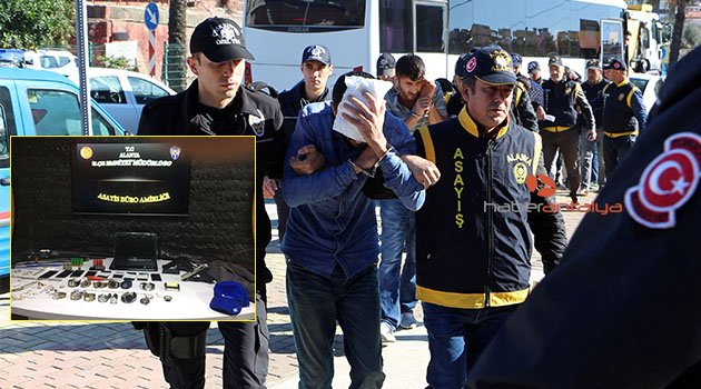 Hırsızlık çetesi şüphelileri tutuklandı