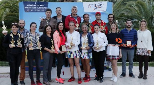 Hürriyet Akdeniz Bahar Tenis Turnuvası sona erdi