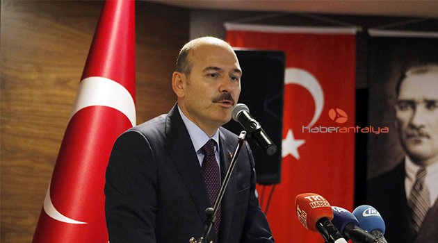 İçişleri Bakanı Süleyman Soylu Antalya'da