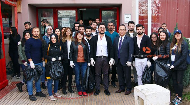 İletişim Fakültesinde çevre temizliği