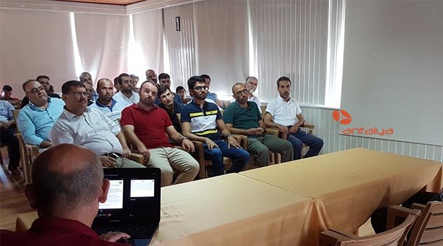 İmamlara yangın bilgilendirmesi