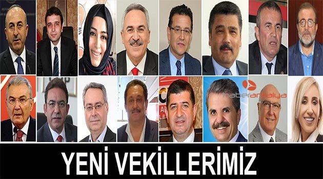 İşte yeni  vekillerimiz