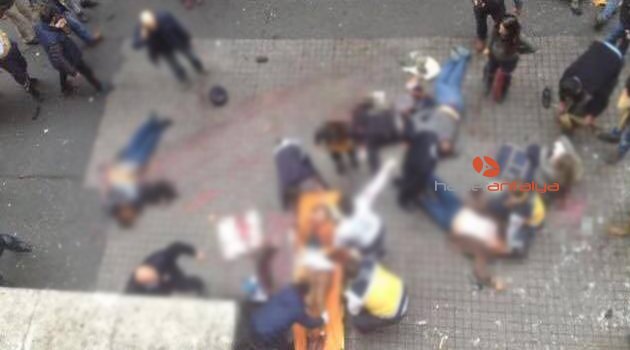 İSTİKLAL CADDESİ'NDE CANLI BOMBA SALDIRISI