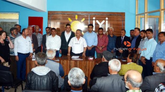 İYİ Parti Korkuteli'de görev dağılımı