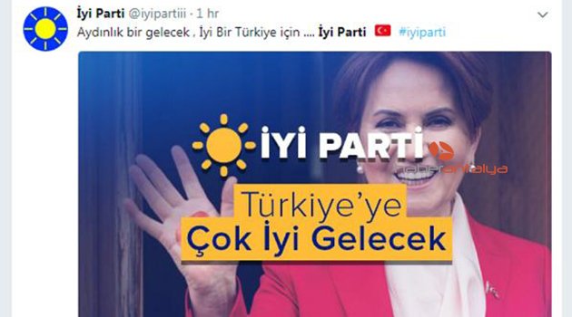 İyi Parti'nin logo ve sloganında büyük benzerlik
