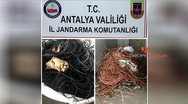 Kablo hırsızlarına operasyon