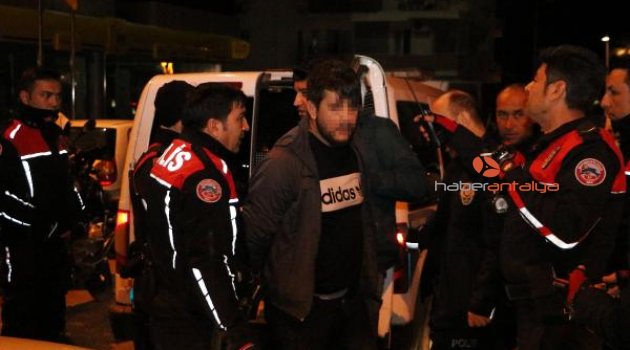Kaçan şüpheli uyarı ateşiyle yakalandı