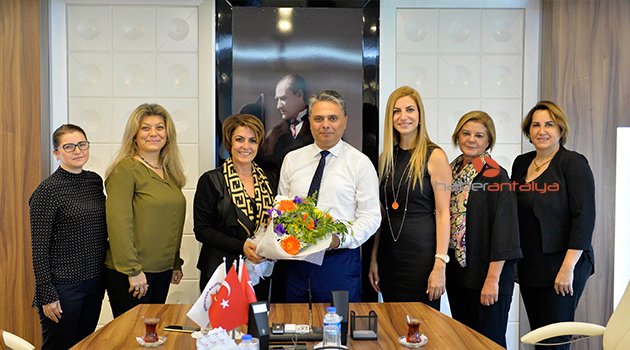 KADIN GİRİŞİMCİLERDEN BAŞKAN UYSAL’A ZİYARET