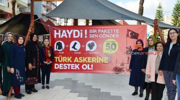 Kadınlardan Mehmetçiğe destek
