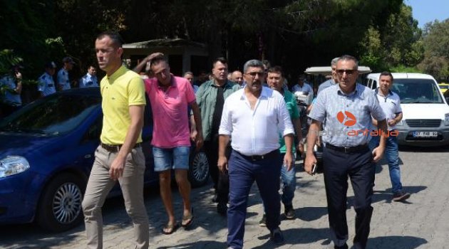 Kadriyeli taksicilerden eylem