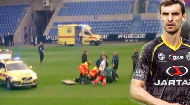 Kalbi durdu, maç ertelendi...