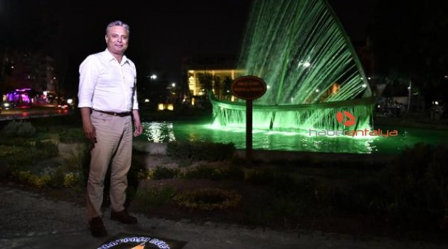 Kaldırımlar güneş enerjisiyle aydınlanıyor