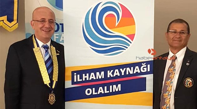 Kaleiçi Rotary'de başkan Özderin