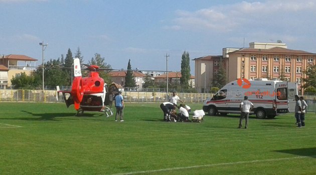 Kalp krizi geçirdi, hava ambulansıyla Antalya'ya getirildi