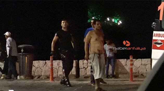 Kan içerisinde yüzlerce metre yürüdü